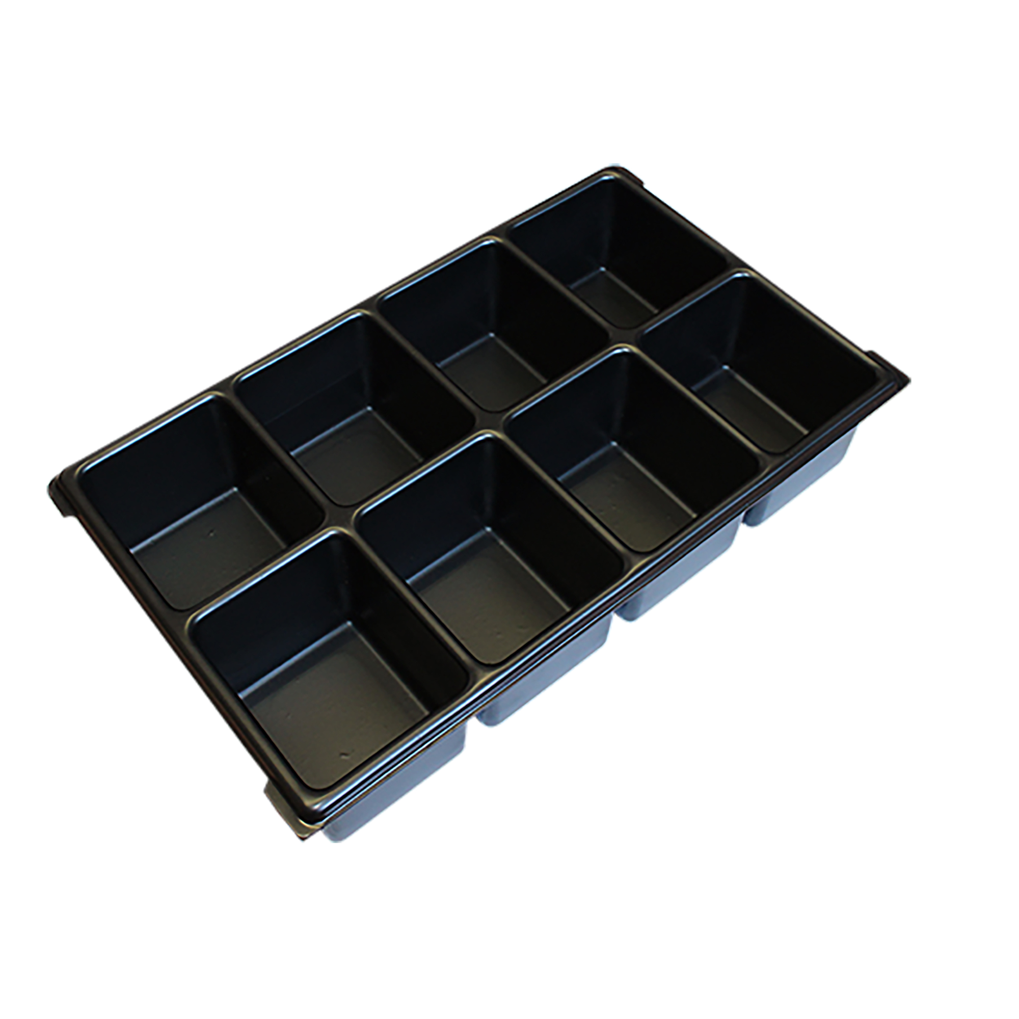 L-Boxx Baseline Small Parts Tray ? 8 Compartments, Recycled Polystyrene, Model# 6100000151